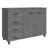Hamar Sideboard Buffet Console Cabinet for Kitchen HAMAR Solid Wood Pine-1758064558