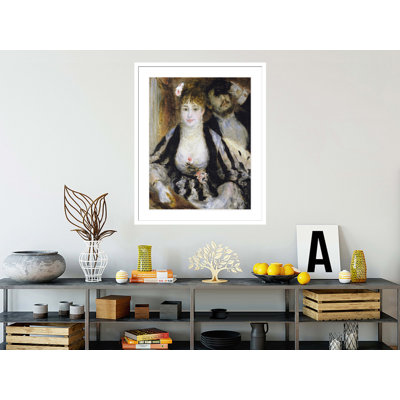 «The Theatre Box» (La Loge) par Pierre-Auguste Renoir, impression giclée encadrée