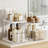 2-Tier Bathroom Under Sink Organizers And Storage, 4 Pack