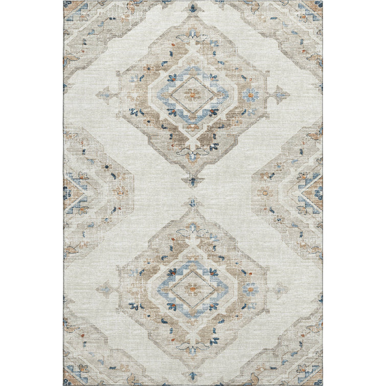 Premium Machine Washable Andreau AMF91 Linen Rug