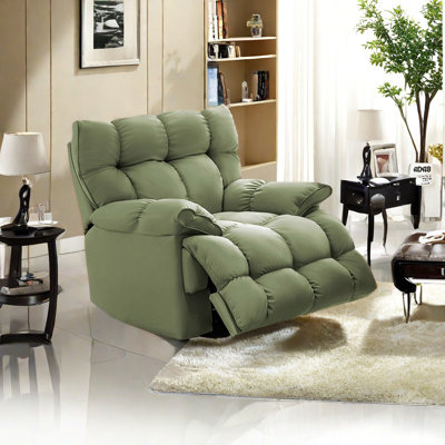 360° Swivel Recliner with Soft Cushion