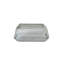 Vintage Embossed Glass Butter Dish