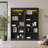 Five Solid Wood Bookshelves With Light Strips