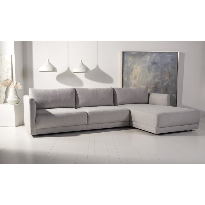 Latitude Run® Kayden 2 - Piece Upholstered Sectional & Reviews | Wayfair