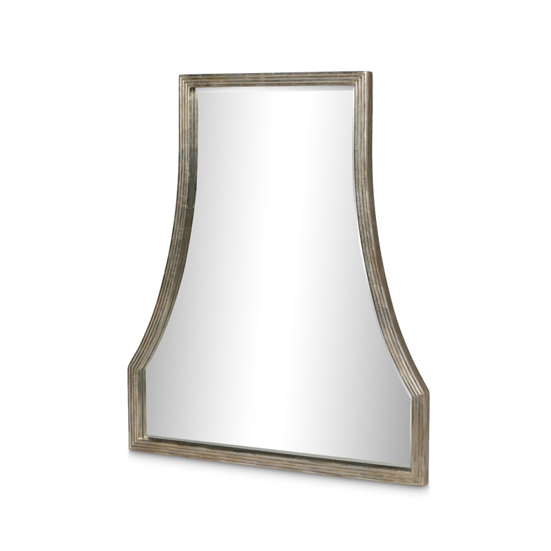 Great House Hourglass Hall Mirror, Silver