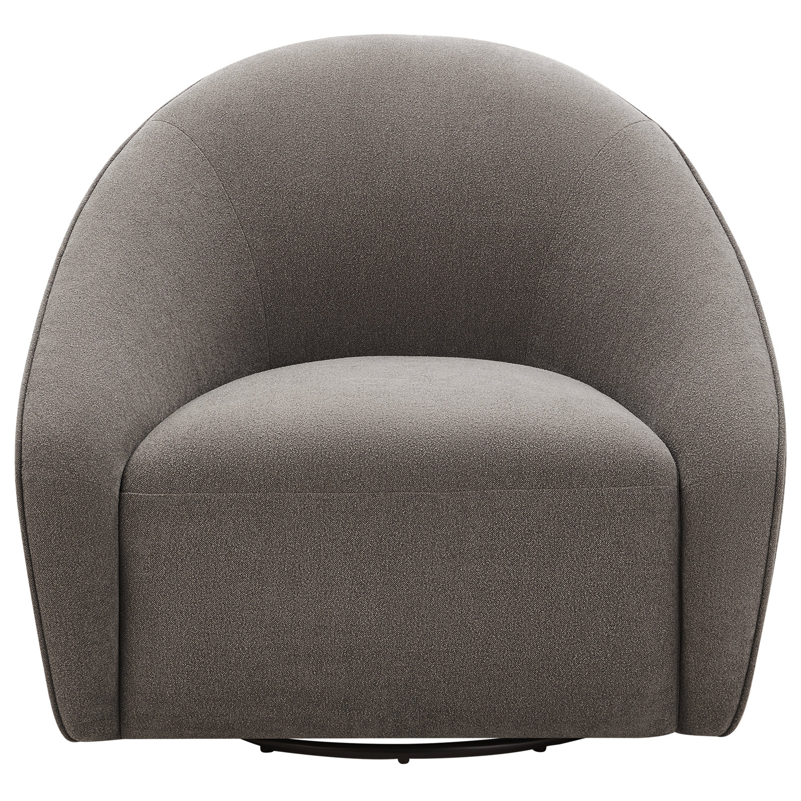 Miley Pine Swivel Accent Chair, Elite Ash
