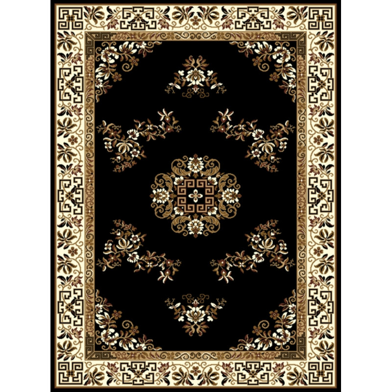 Tapis noir/brun/beige Haverhill, Rectangle 8 pi x 11 pi