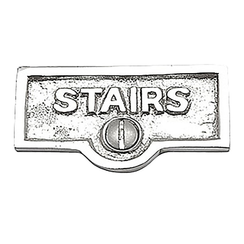 Plaque d'escalier