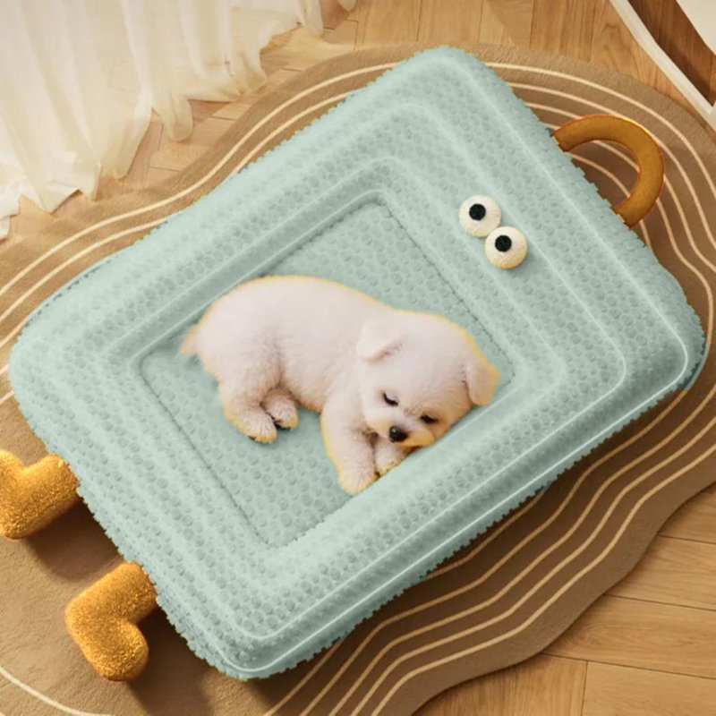 Tapis chaud chaud pour chien, Grand (H 1,97 po x l 35,43 po x P 25,59 po), Vert