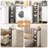Elara 4-Drawer Narrow Slim Storage Cart Bathroom Storage Cabinet Mobile Storage Organizer