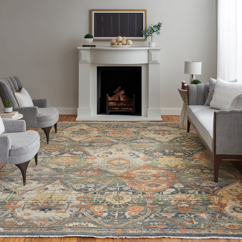 Tapis marocain transitionnel Tijon, Doré, Rectangle 8'6" x 11'6"