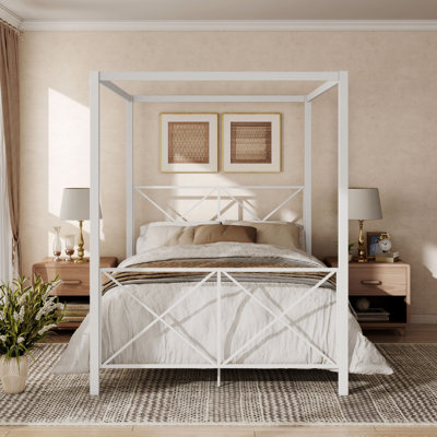 Saarah Metal Canopy Bed