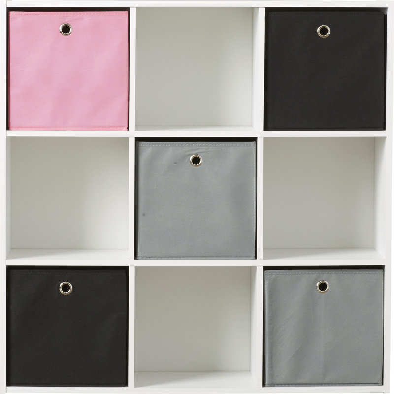 Cliffside Bookcase, Pink / Black / Grey