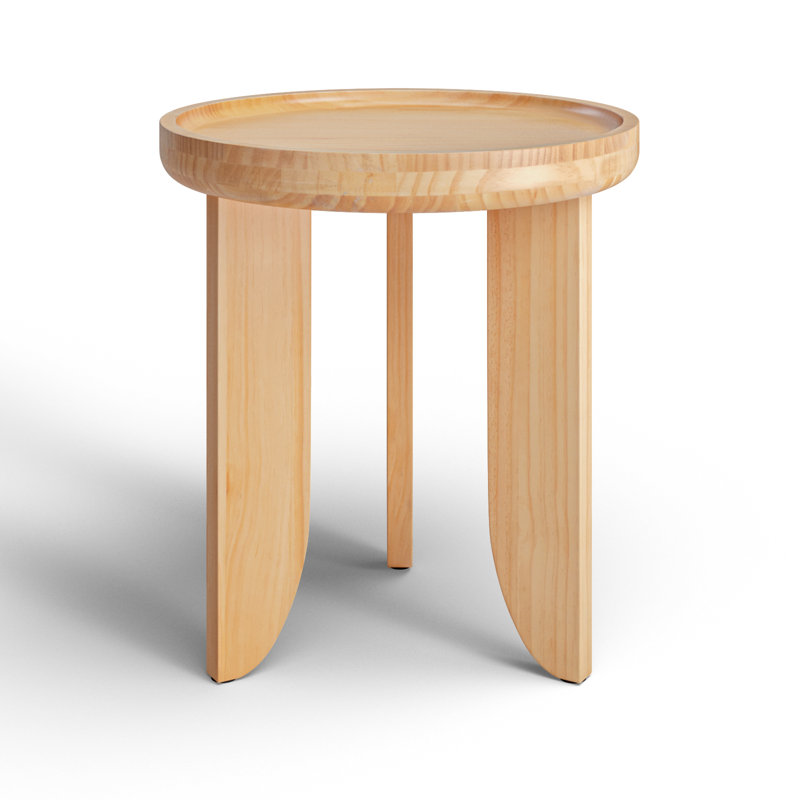 Verena Tray Top End Table, Light Natural