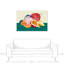 «Modern Colorful Fruit Still Life», reproduction d'art sur toile tendue-294584483