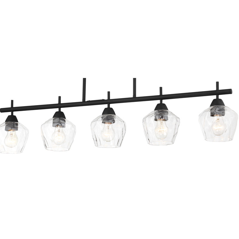 Luminaire transitionnel pour îlot Minka Lavery Camrin, Charbon