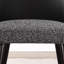 Black Modern Casual Sponge Dining Chairs
