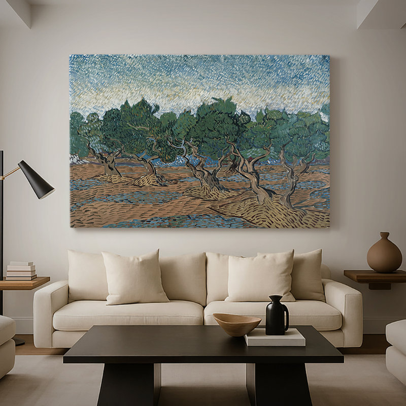 Olive - Vincent van Gogh - Toile tendue avec châssis - 1889, 40 po x 60 po