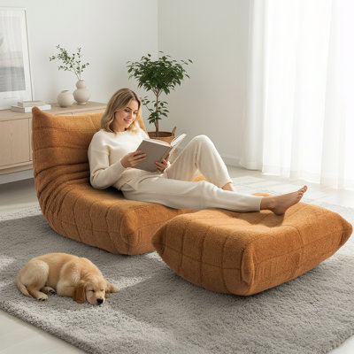 Fauteuil à billes et chaise longue Teddy