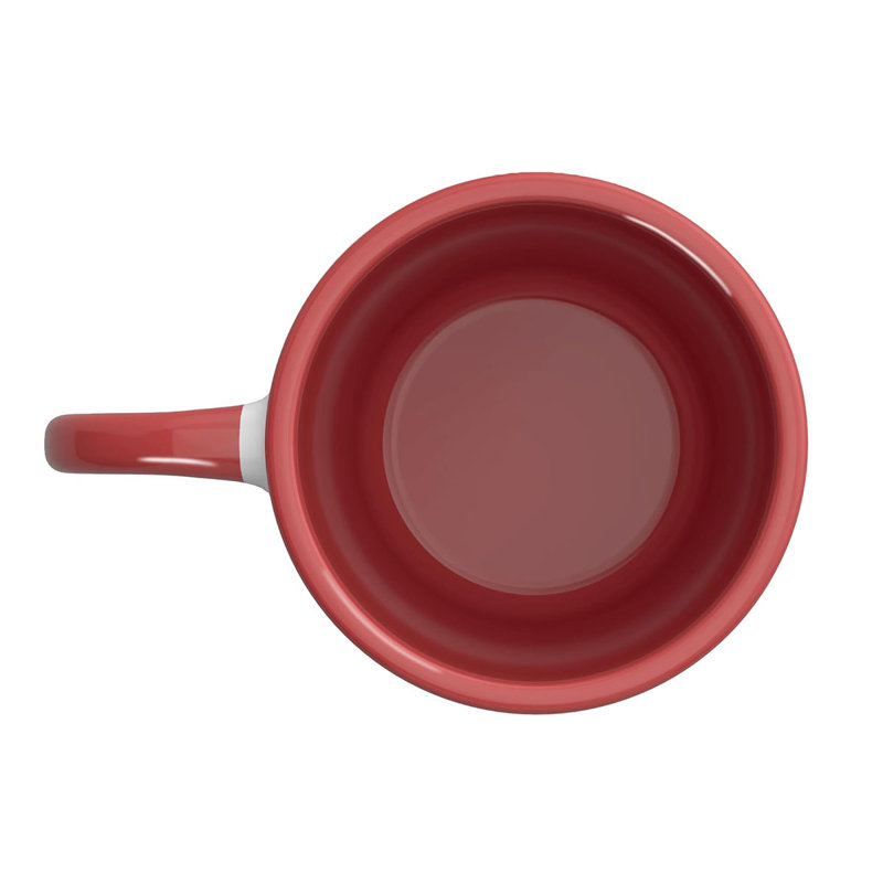Ceramic Coffee Mug, Red