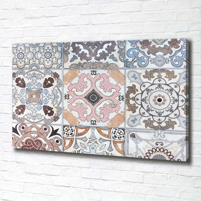Ceramic Tiles - Wrapped Canvas Print