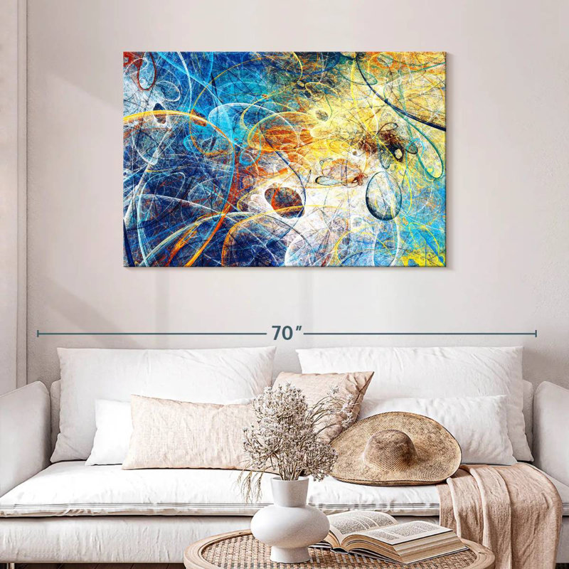 Avery Space Time Warp Abstract, 30" H x 45" W