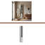 72 po de hauteur, armoire de rangement mince de 72 po, armoire de salle de bain étroite étroite à 6 niveaux avec 1 porte et 2 tablettes réglables, étagères de rangement pour bibliothèque, armoire de rangement pour CD et DVD