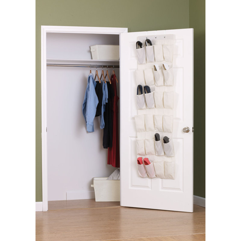 Organisateur de chaussures 24 poches sur toile