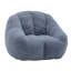 Fauteuil à billes doux rembourré en mousse et rembourré d'éponge à mémoire de forme pour dortoir, appartement et salon-696355473