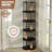 360° Rotating Bookcase, Storage And Display Spinning Corner Bookshelf For Home Office And Living Room-362749864-362749861