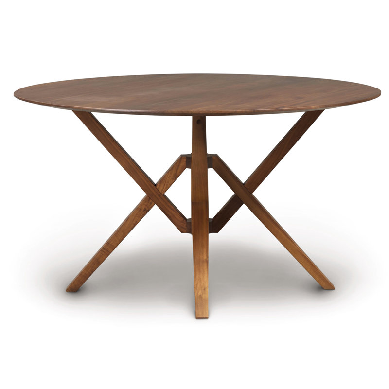 Table de bout fixe Exeter, L 54 po x l 54 po, Noyer naturel