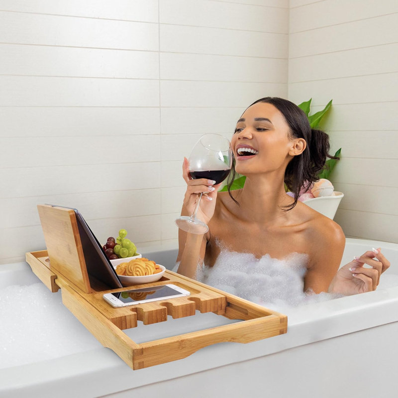 Freestanding Bathroom Accessory Tray