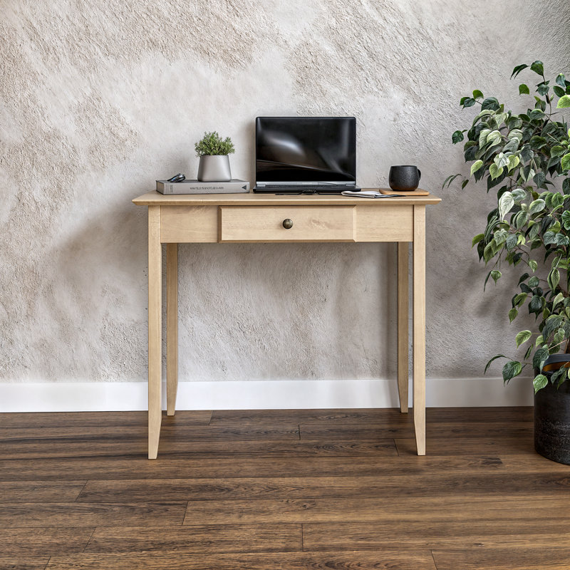 Bureau en bois massif Laub Home Office, Chêne clair