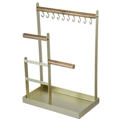 Metal Acacia Jewelry Storage Display Stand