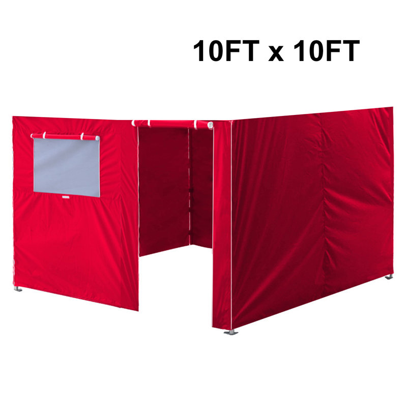 Mur latéral Moguel, Rouge, H 49,2 po x l 120 po x P 120 po