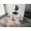 Meuble-lavabo autoportant de 48 pouces avec lavabo en céramique noire et 2 armoires de rangement, porte à fermeture douce, armoire combinée-1733938016