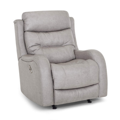 Fauteuil inclinable électrique en tissu