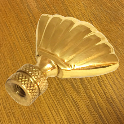Seashell Lamp Finial for Lamp Shade