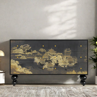 Modern Light Luxury 6- Drawer Storage Cabinet