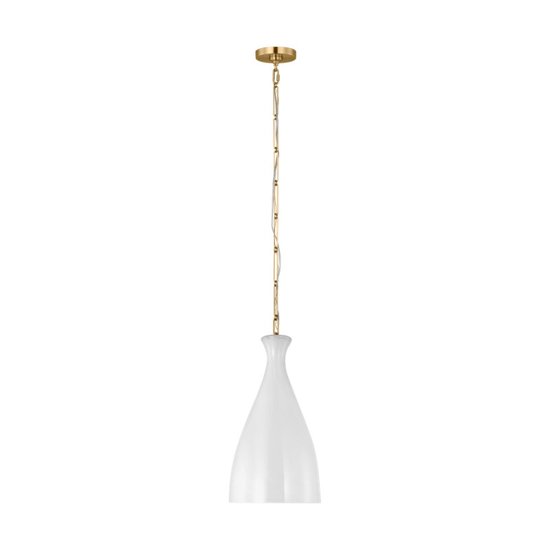 Petit luminaire suspendu Giacomo, Verre strié