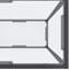 Hannmeike Glass Top Console Table-443084619-443084630