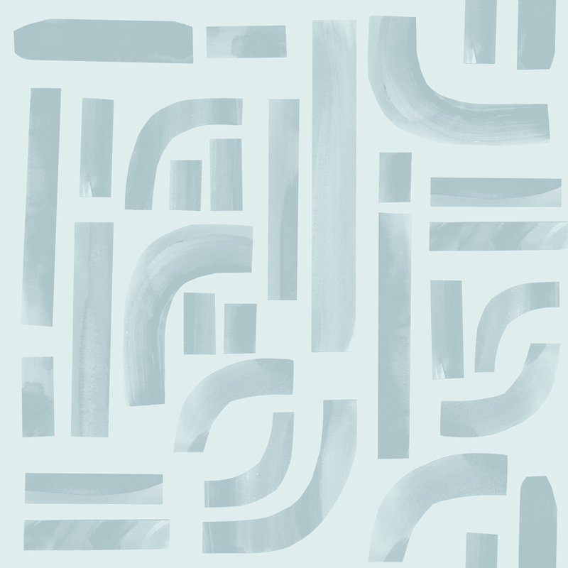 Yuki Osada Wallpaper Double Roll, Light Blue
