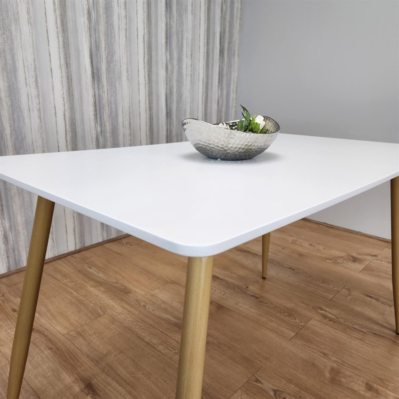 Schwartz Metal Base Dining Table