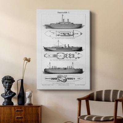 Industrial Ship -Custom Wrapped Gallery Cavas