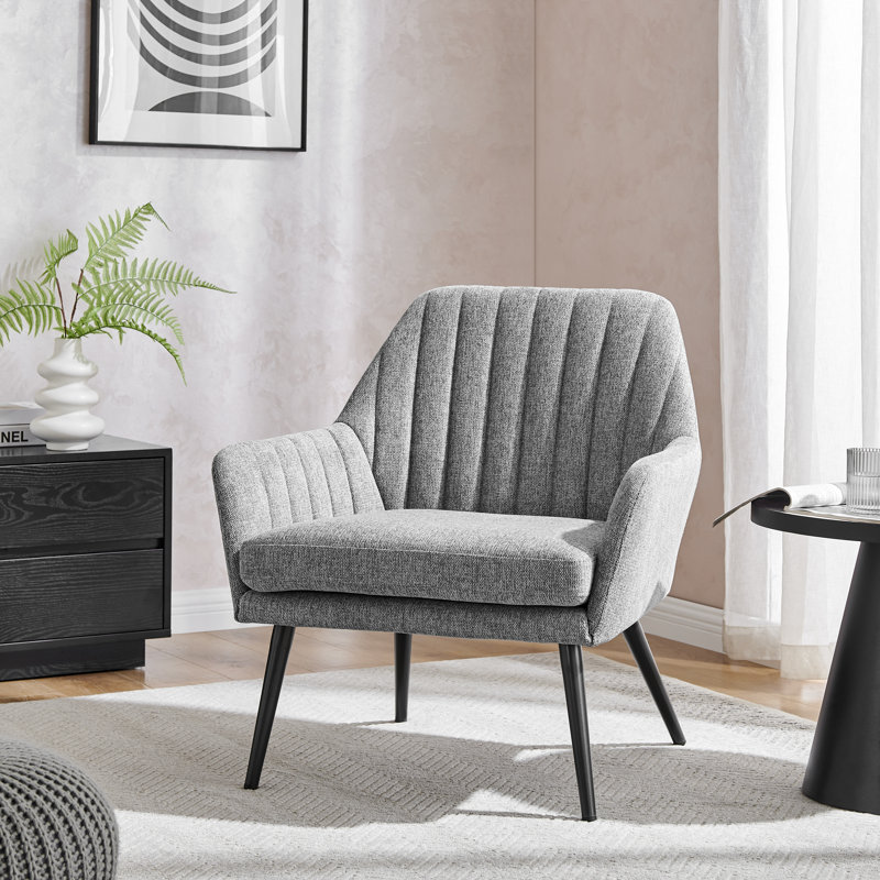 Aolanis Upholstered Armchair, Gray