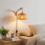 Applique murale en bambou avec fermoir en lanterne Pacitte