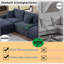 Canapé modulaire en chenille de 168 po en forme de U avec 2 repose-pieds-1255114655