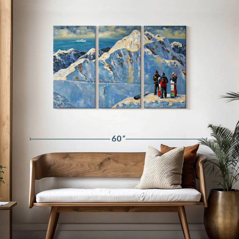 Sireci Ski Mountain, 28" H x 45" W