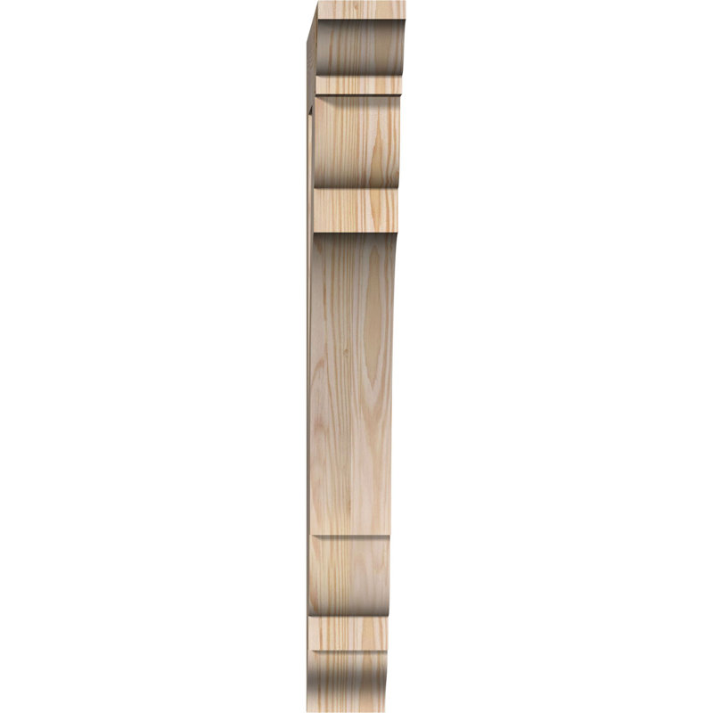Support olympique traditionnel, Douglas (lisse), H 30 po x l 3,5 po x P 18 po