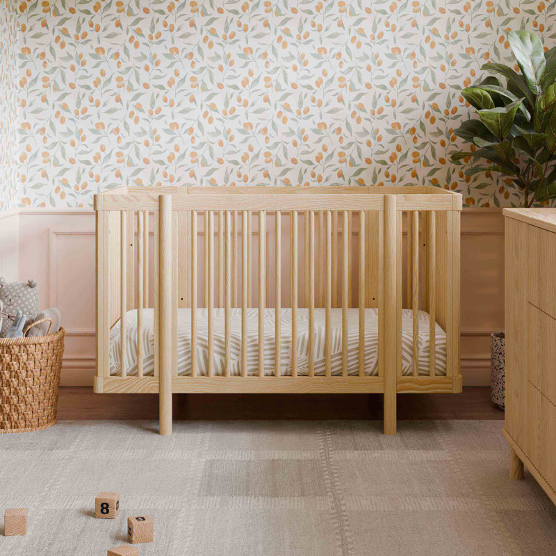 Pogo 8-in-1 Convertible Crib with All-Stages Conversion Kits, Blonde